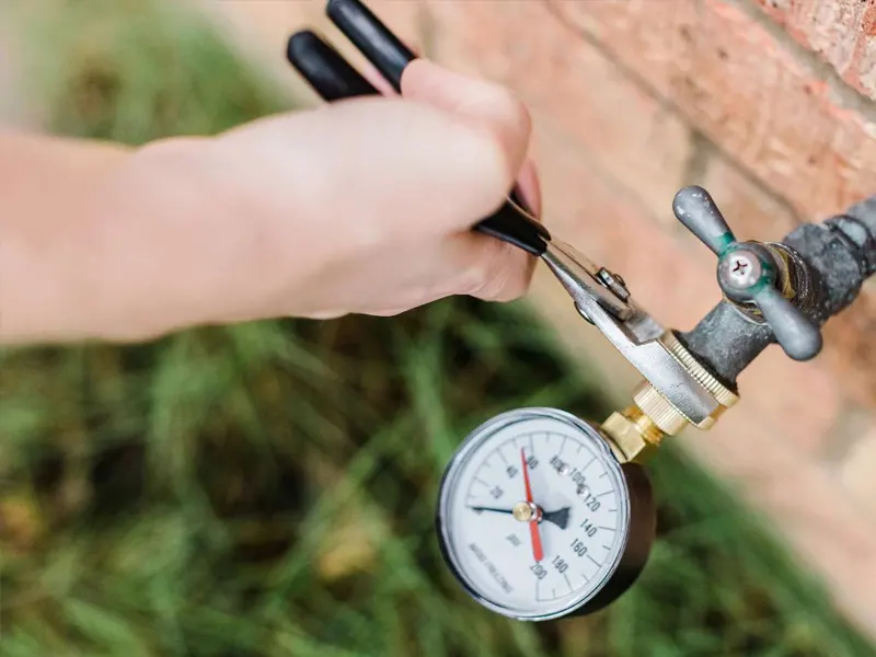 Water Meter & Pressure Test